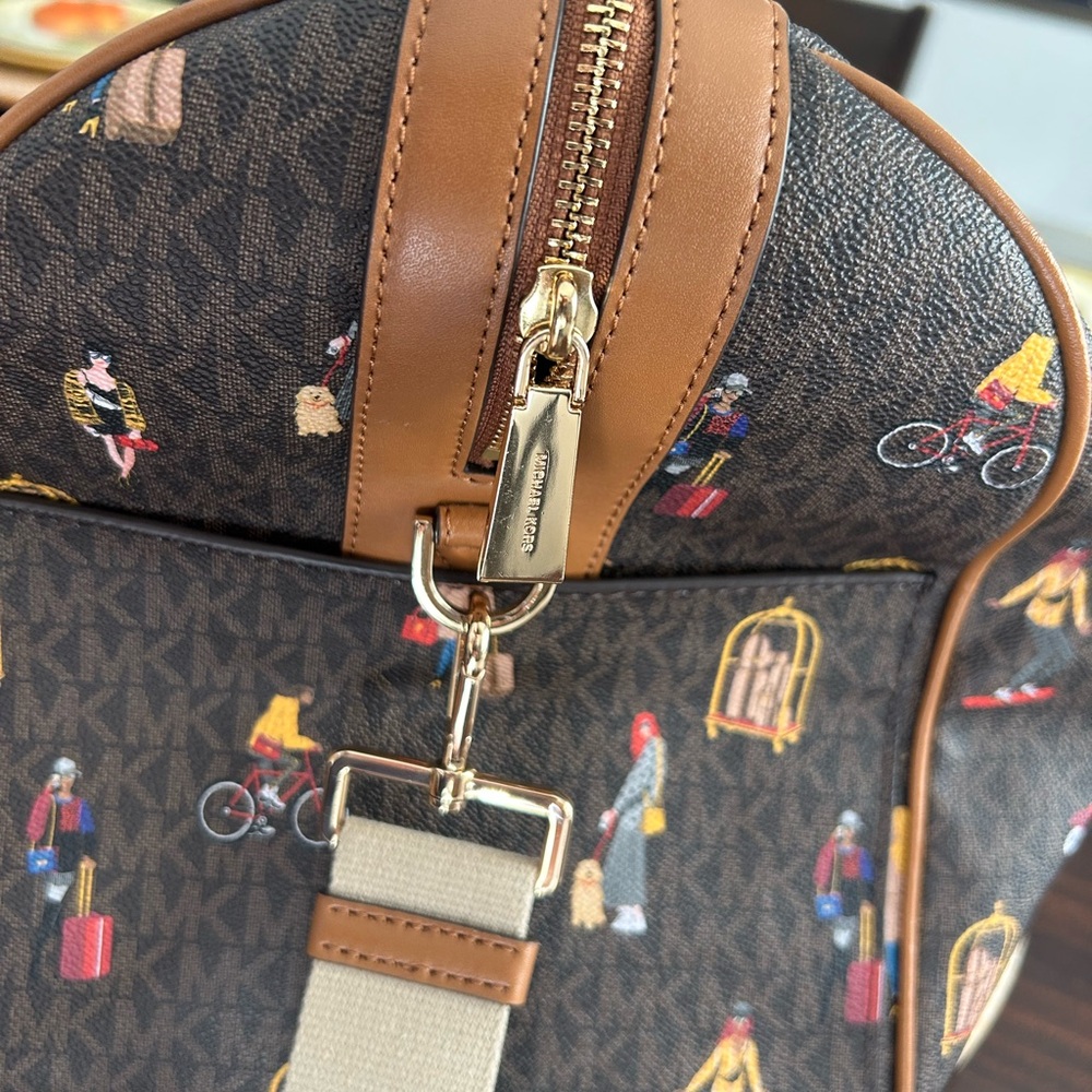 Michael Kors Multicolor Patterned Duffel Bag - image 6